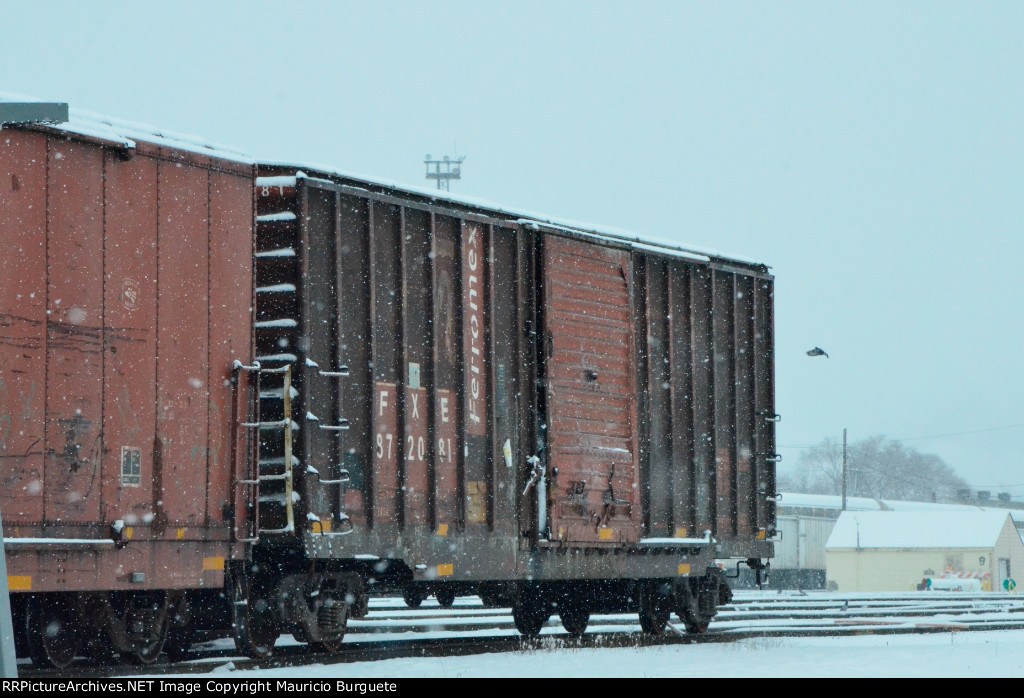 FXE Box Car ex NdeM in the snow